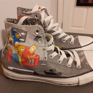 Converse Simpsons Hi-Top Sneakers size 7